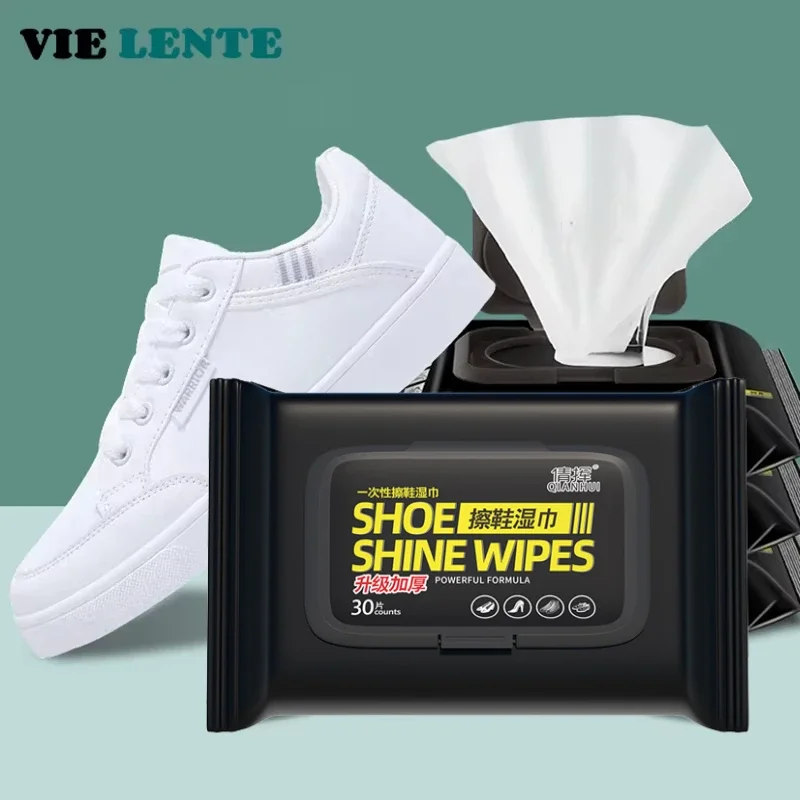 12-60Pcs Disposable Shoes Clea - Shoe Cleaner ulasan dan harga