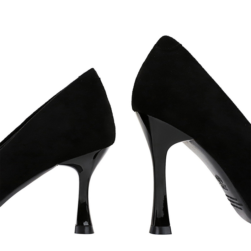 BIGTREE Shoes Suede Black Wome - Shoe Tree ulasan dan harga