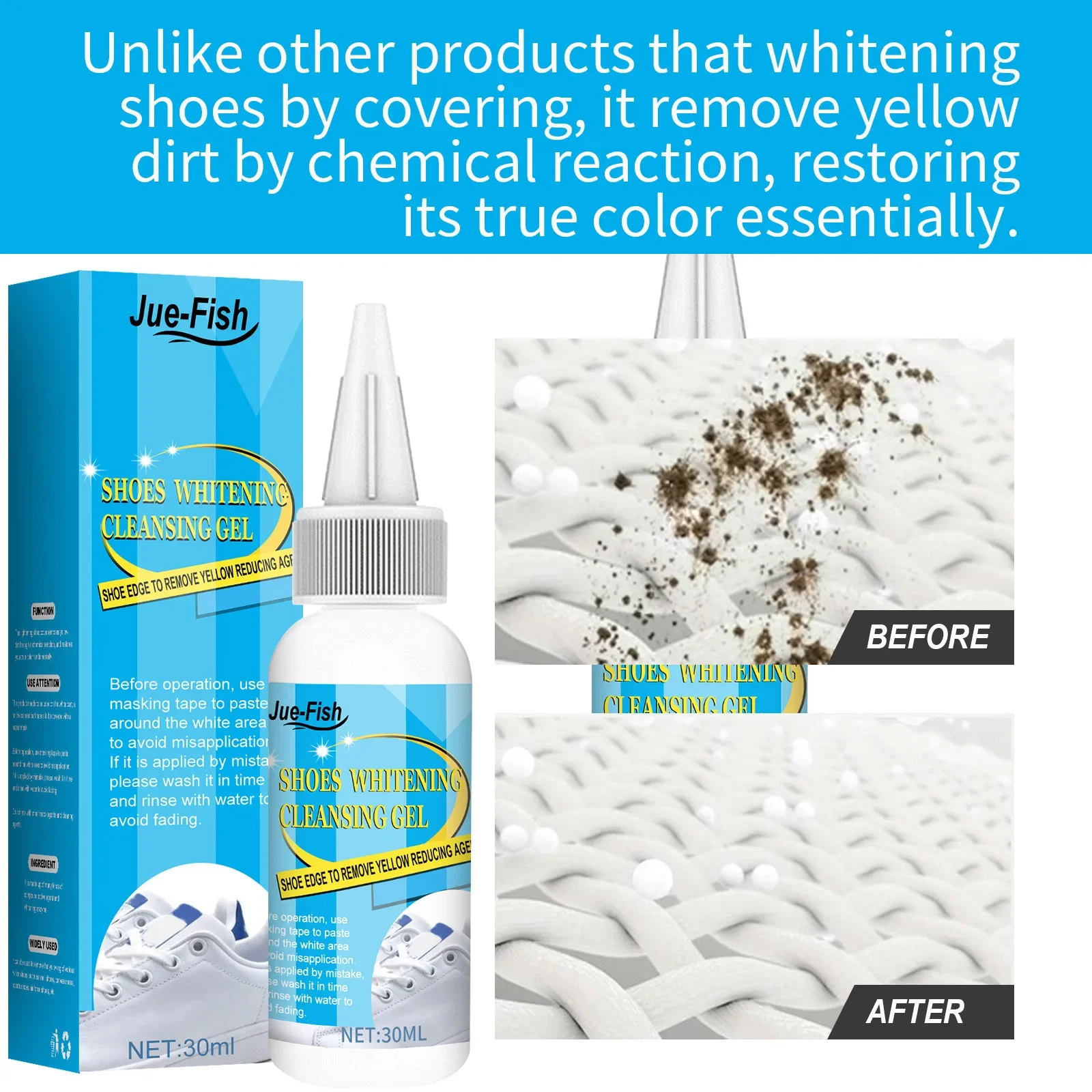 White Shoes Cleaning Gel Stain - Sneaker Care Spray ulasan dan harga